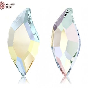 Swarovski 2797 - Diamond Leaf Crystal Hot-Fix Flatback Rhinestone