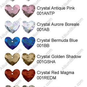Swarovski 6264 Truly in Love Heart Crystal Pendant image 8