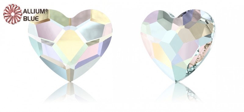 Swarovski 2808 - Heart Crystal Flatback Rhinestone - Etsy