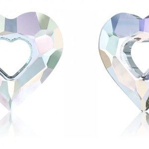 Swarovski 6262 Miss U Heart Crystal Pendant image 1