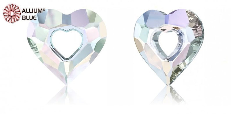 Swarovski 6262 Miss U Heart Crystal Pendant image 1