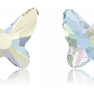 Swarovski 2855 - Butterfly Crystal Hot-Fix Flatback Rhinestone
