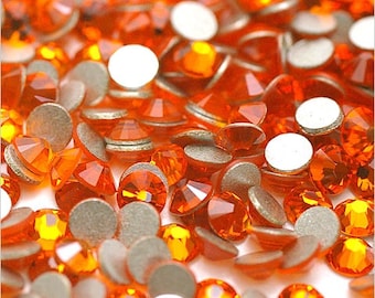 Sun (248) Swarovski 2058 Xilion Crystal Flatback No-Hotfix Round Rhinestones (ss5-ss34) Nail Art [LAST STOCK]