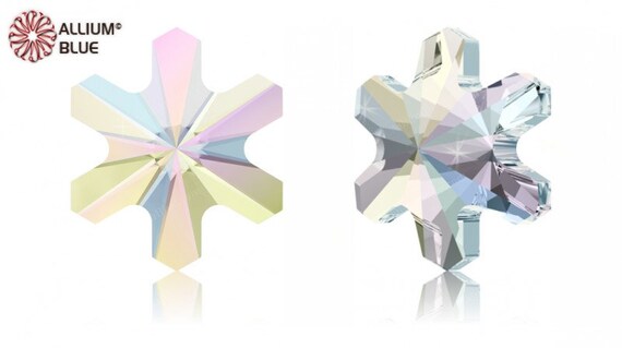 Swarovski 2826 - Rivoli Snowflake Crystal Hot-fix Flatback