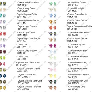 Swarovski 1088 - XIRIUS Chaton Crystal Round Stone (With Color & Crystal Effects)
