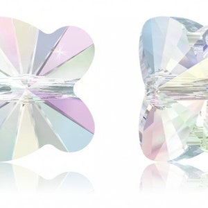 Swarovski 5754 Butterfly Crystal Bead image 1