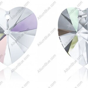 Swarovski 6228 - XILION Heart Crystal Pendant (With Crystal Effects)