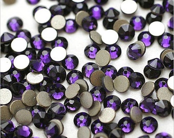 #限定 スワロフスキー#4228 6x3mm Col.Purple Velvet Purple Velvet (277) Swarovski 2078 XIRIUS / 2038 XILION