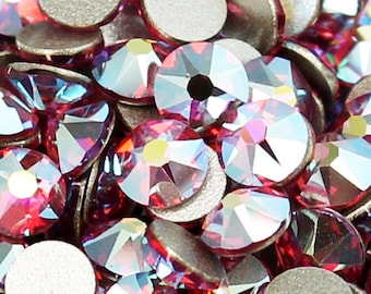 Vintage Rose (319) Swarovski 2088 XIRUS 30ss Crystal Flatbacks No