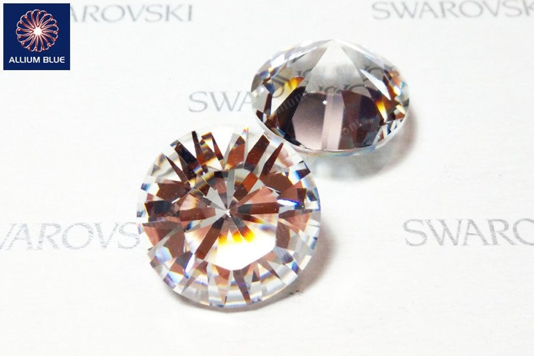 Swarovski Large Round CRYSTAL Chaton Rhinstone (1028) SS70 - Clear ...