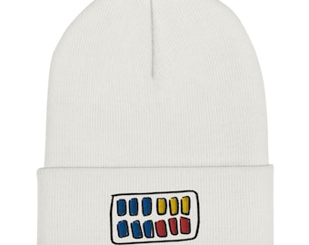 the grand admiral embroidered beanie