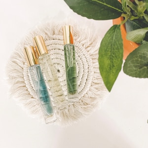 Frascos Spritz de perfume de óleo essencial de vidro de 15 ml | Conjunto de 2