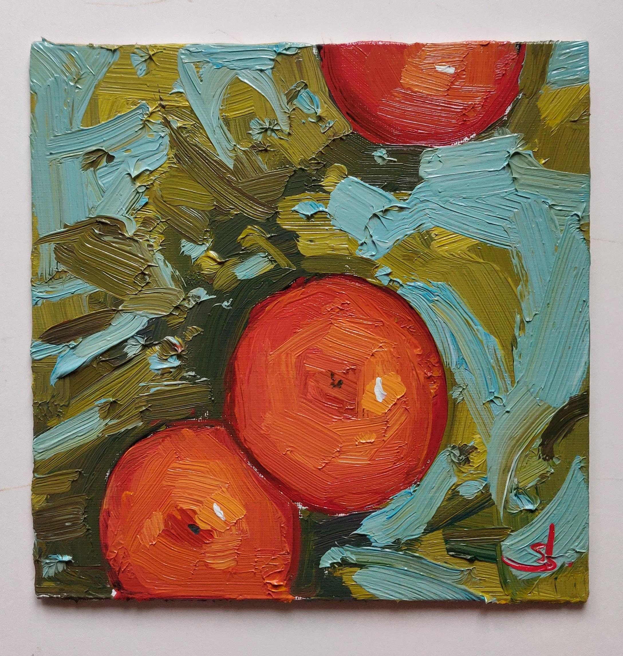 Orange Tree Oil Painting