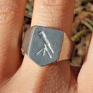 telescope wax seal signet ring