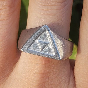 Sierpinski&#39;s Triangles wax seal signet ring