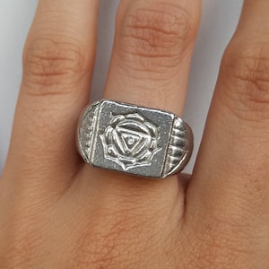 Kali Yantra wax seal signet ring