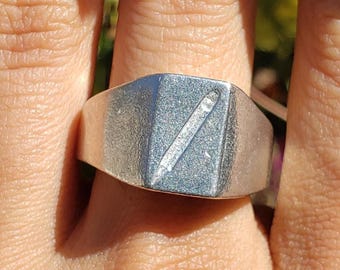 Pencil wax seal signet ring