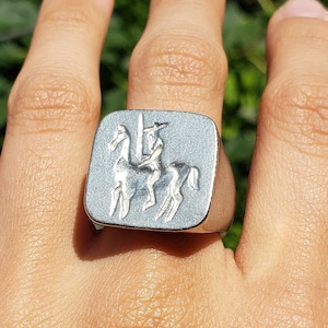 Anillo de sello de lacre de Don Quijote