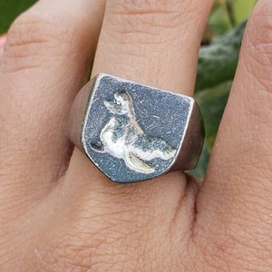 Seal wax seal signet ring