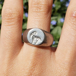 Ram wax seal signet ring