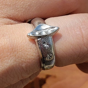 UFO visitors wax seal signet ring