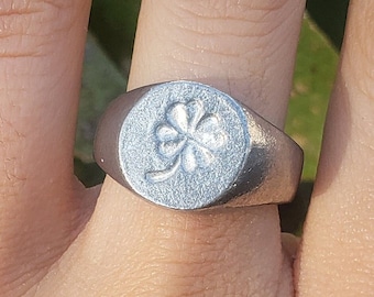 Clover lakzegel zegelring