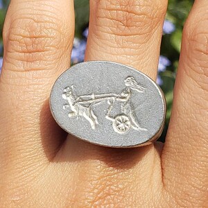 Anillo de sello de lacre de Freyja