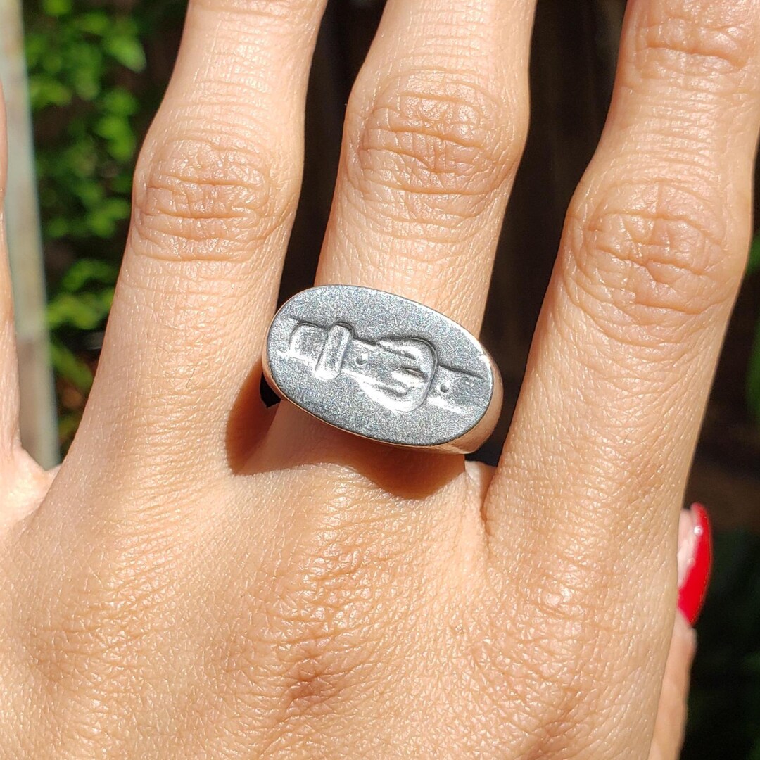 Belt Wax Seal Signet Ring - Etsy