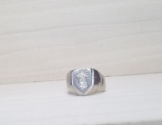 Pineapple Wax Seal Signet Ring Etsy Canada