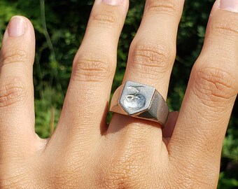 Tomato Wax Seal Signet Ring - Etsy