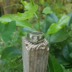 Jolly Roger wax seal Signet ring