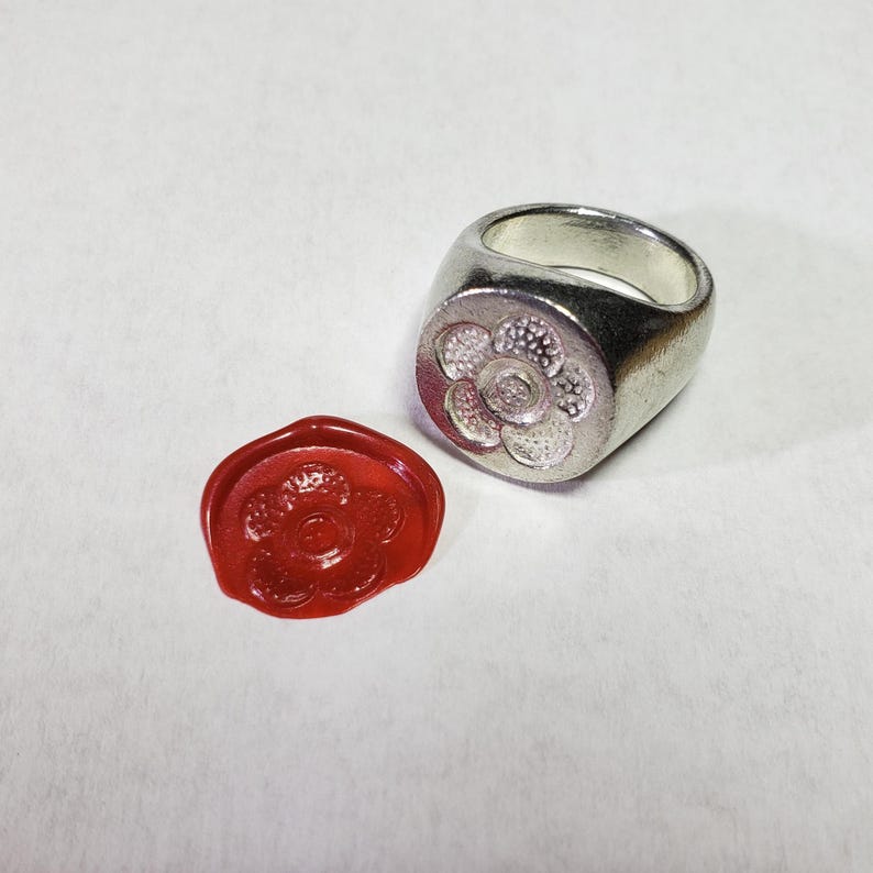Stinking Rings Stinking Corpse Lily Rafflesia Wax Seal Signet Ring - Etsy