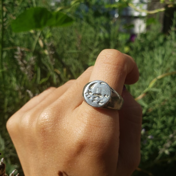 Scorpio signet best sale ring