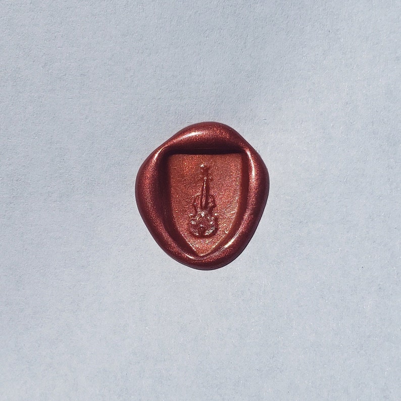 Violin Wax Seal Ring Etsy