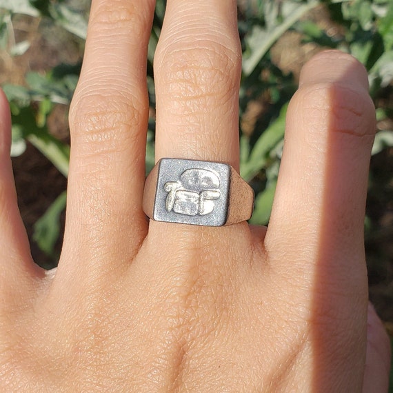 Raised Love Birds Ring Raised Love Birds Ring