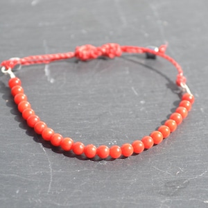 Coral beads bracelet image 1