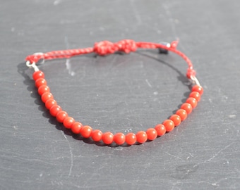 Coral beads bracelet