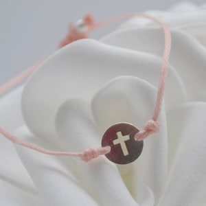 kruis armband, zilveren armband, eerste communie armband, cadeau gasten, geschenk eerste communie gasten,