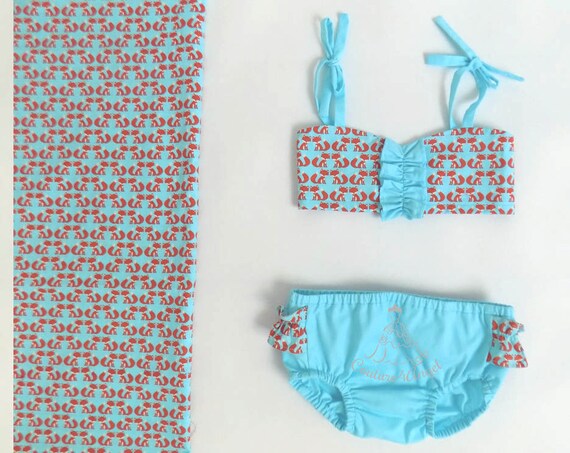 retro baby swimwear