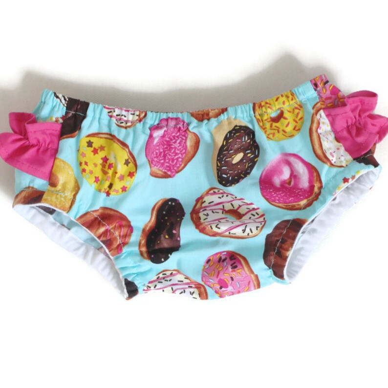Baby Girl Swimsuit Donuts Baby Bathing Suit Toddler Etsy