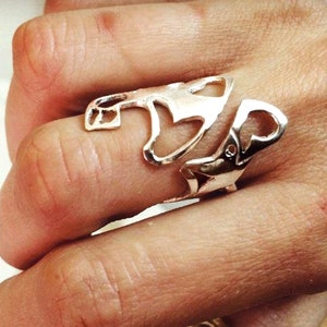 Tribal Silber ring | Verstellbarer Tribal Ring |925 Sterling Silber Boho Ring | Hippie Silber Ring | Indischer Ring |tibetan Ring |tribal Schmuck
