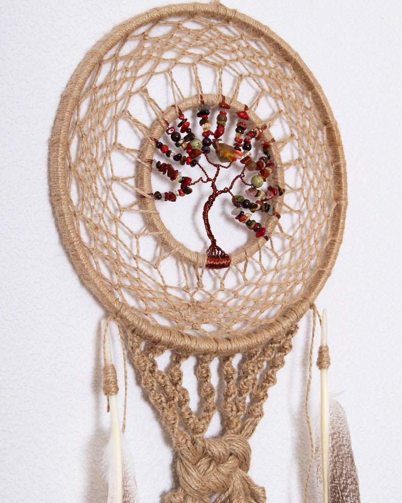 Modern Macrame Dream Catcher Tree of life Gift Wall Hanging Etsy