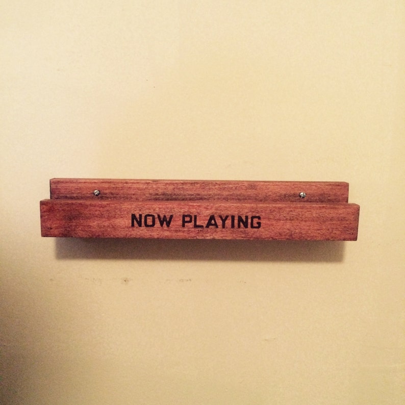Now Playing Shelf Etsy