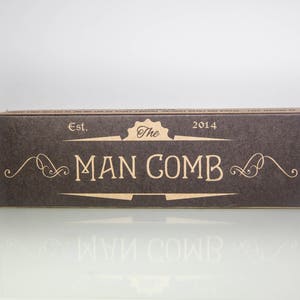 Personalised Man Comb. Gift for men. Folding Comb and bottle opener. Pocket Comb. Men's Gift image 9