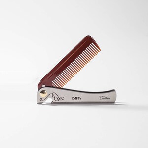 Personalised Man Comb. Gift for men. Folding Comb and bottle opener. Pocket Comb. Men's Gift image 6