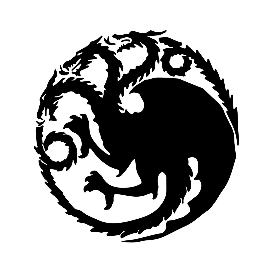 Game of Thrones Targaryen Logo Vector Graphic | Etsy