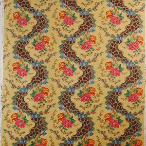 Cowtan & Tout Rose and Leopard Fabric By The Yard