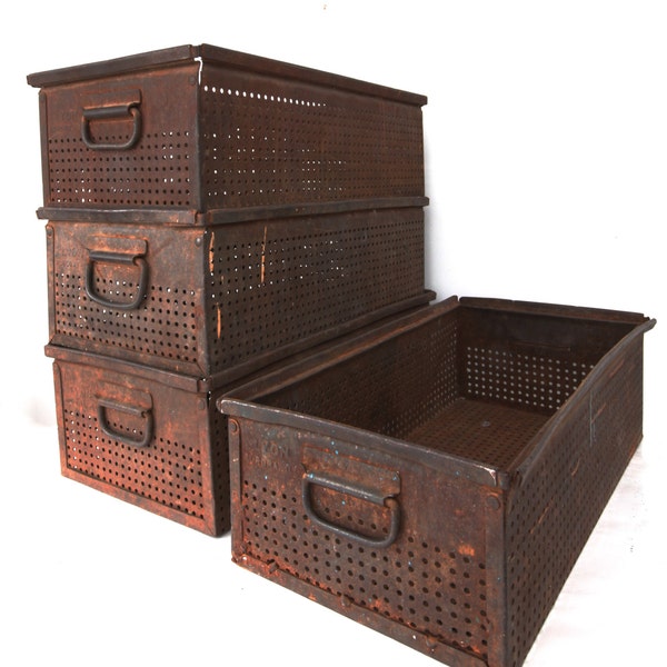 Vintage Industrial Bin