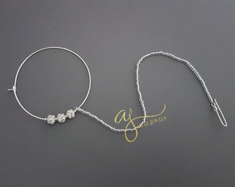 Plata chapada nath Indian Jewelry anillo de plata nariz joyas nupciales perlas grises sabyasachi Adaa Joyas nariz tachuelas septum anillo pakistaní nathni