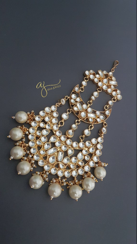 Kundan Passa, Jhumar, Tikka Headpiece, Indian Jewelry, Sabyasachi